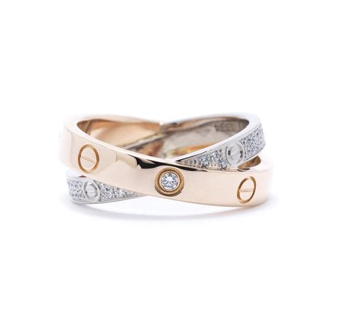 cartier ring that says love|cartier love interlocking ring.